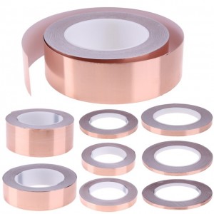 Single Side Copper Foil Tape Non Conductive Adhesive with Heat Resistance for EMI Shielding