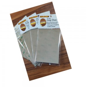 No-Slip Silicone Grip Dots for Rulers and Templates with Adhesive Backed